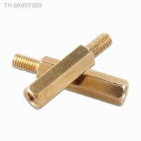 ⊕  Male-Female Solid Brass Hex Standoff Spacer Studs M3/M4xL 3/4/5/6mm Metric Hexagon Pillars Screw For PCB Motherboard