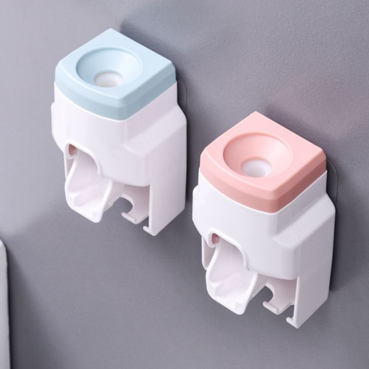 toothbrush-holder-set-toothpaste-dispenser-wall-mount-stand-bathroom-accessories-set-rolling-automatic-squeezer-for-home