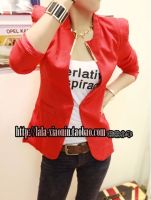 เสื้อสูท เก๋ๆ ทรงสวย พร้อมส่ง - สีแดง red