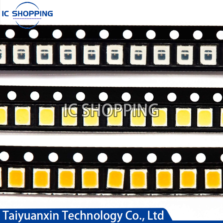 100pcs-2835-high-brightness-smd-led-white-red-blue-green-yellow-0-2w-light-diode-electrical-circuitry-parts