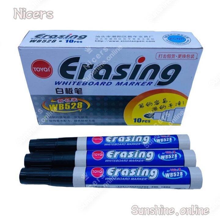 10pcs WB528 Erasing White Board Marker Lazada PH