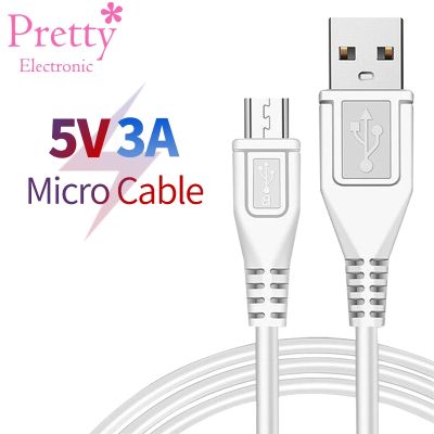 （A LOVABLE）สายเคเบิลข้อมูล Micro USB 3การรับส่งข้อมูล MicrousbMobileCordWire 1M 1.5M 2M สำหรับโทรศัพท์