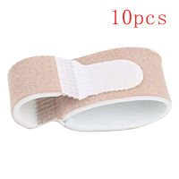 10 Pcslot Fabric Toe Finger Straightener Hammer Toe Hallux Valgus Corrector Bandage Toe Separator Splint Wraps Foot Care Tools