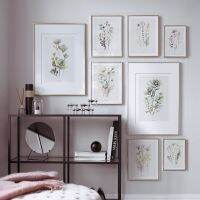 สีน้ำดอกไม้ Succulent Plant Nordic Wall Art ภาพวาดผ้าใบภาพสมัยใหม่สำหรับตกแต่งห้องนั่งเล่น-คุณภาพสูง Prints