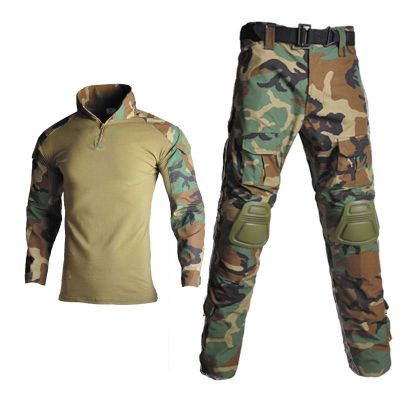 【LZ】✌❂❀  Uniforme Militar Multicam para Homens Camisa de Combate Terno Tático de Caça Calças Camo Airsoft Paintball Equipamento Roupas e Almofada Plus 8XL