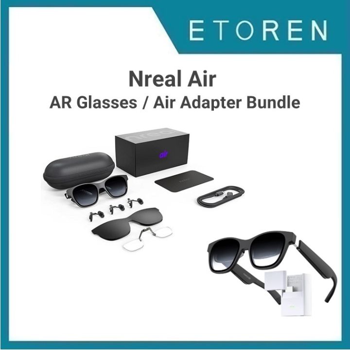 Nreal Air AR Glasses / Air Adapter Bundle | Lazada Singapore