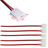 Picha 10pcs PCB CABLE 2 PIN LED Strip Connector 3528/5050อะแดปเตอร์สีเดียวที่มีประโยชน์