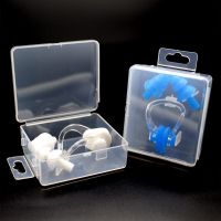 2BoxsSoft Silicone Swimming Set Waterproof Nose Clip+Ear Plug Earplug Waterproof Nasal Noise Reduction Sound Proof Travel Sleep Accessories Accessorie