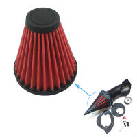 Red Universal Air filter element Cone Spike For Harley Dyna Super Glide Street Bob Low Rider Fat Bob Wide Glide Motorcycle