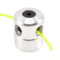 Universal Aluminum Trimmer Head with Four Trimmer Lines for Brush Cutter Grass Trimmer Garden Tools