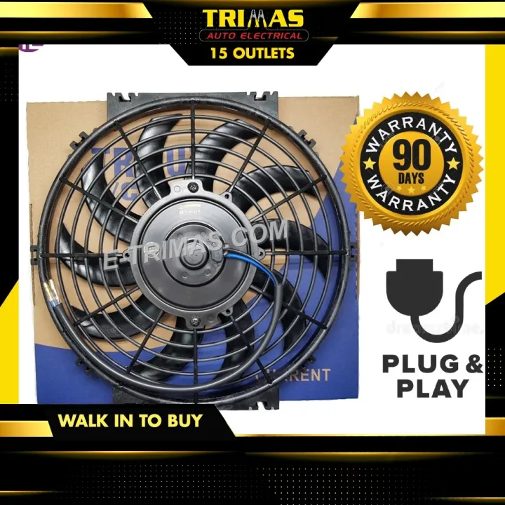 RACING High Speed Car Condenser Fan Air Cond Cooling Radiator Motor