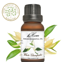 hHom น้ำมันหอมระเหยกลิ่นดอกจำปี hHom Aroma Essential Oil White Champaca 15ml.