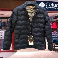 การจำลอง☌✿ Columbia ใหม่ขนเป็ดสีเทา80เสื้อคลุมฤดูหนาวผู้ชายและผู้หญิงคนรักปกเสื้อบางลงรักษาความอบอุ่นเสื้อ