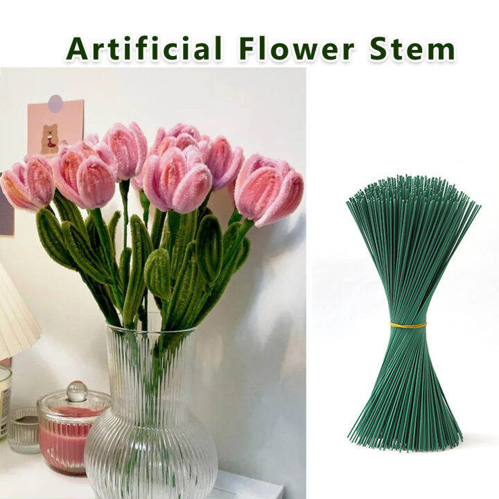 20/25/30/40CM Artificial Flower Stem DIY Artificial Flower Wire Stem Lazada PH