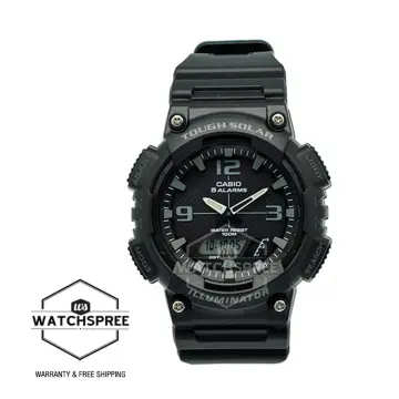 Casio men's solar 2025 sport combination watch