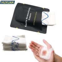 【LZ】♛  Gaze hemostática do caulim emergência do combate traumatismo Z-Fold solúvel para Ifak cinta médica militar tática da ferida 7.5x100cm 120cm