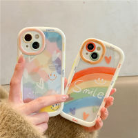 CrashStar เคสเคสใส่โทรศัพท์กันกระแทกลายหัวใจสีรุ้งแบบใสสำหรับ iPhone 15 Pro Max 14 13 12 11 Pro Max ขายดีป้องกันกล้องเลนส์คลุมทั้งหมด