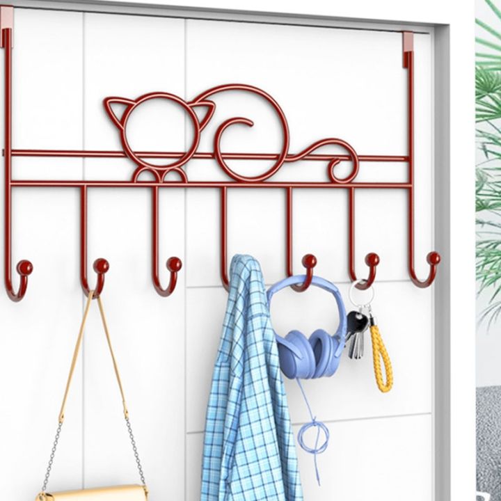7-hook-over-door-hanger-iron-art-bag-clothes-key-scarf-hanging-holder-bathroom-kitchen-home-back-door-organizer