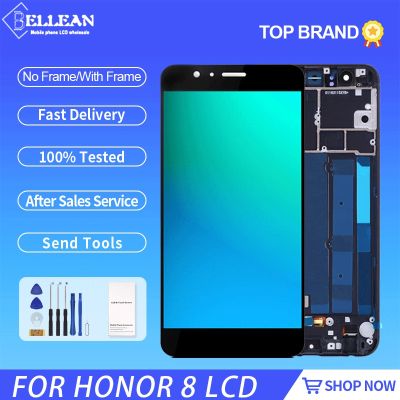 5.2นิ้วสำหรับ Honor 8 Lcd Touch Panel Screen Digitizer Assembly FRD-L19 FRD-L09พร้อมเครื่องมือ