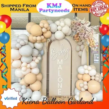  Balloon Arch Kit, SCMDOTI Double Stuffed Nude Beige White Gold  Balloon Garland Kit Neutral Balloon Arch for Boho Party, Baby Shower  Decoration, Birthday, Weddings, Neutral Gender Reveal Party Deco : Toys