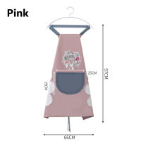 Kitchen Aprons For Women Men Waterproof Household Baking Cooking Korean Style Apron Bib Oil-Proof With Hand Wipe Towels Pocket