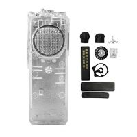 Transparent Walkie Talkie Repair Replacement Housing Case Kit Front Cover for XTS3000 M1 Two Way Radio