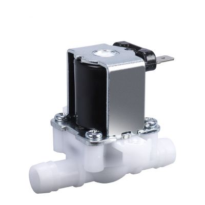 DC 12 24 AC 220V Normally Closed Pressurized Solenoid Valve Inlet Valve 12mm For Water Dispenser Water Purifier Plastic