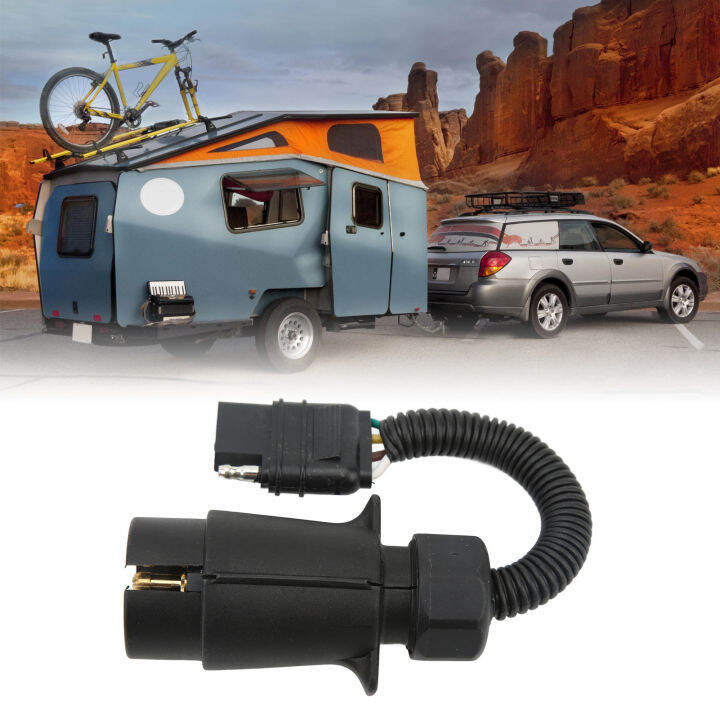 Trailer Conversion Plug, 7 Pin To 4 Pin Trailer Adapter Plug ABS