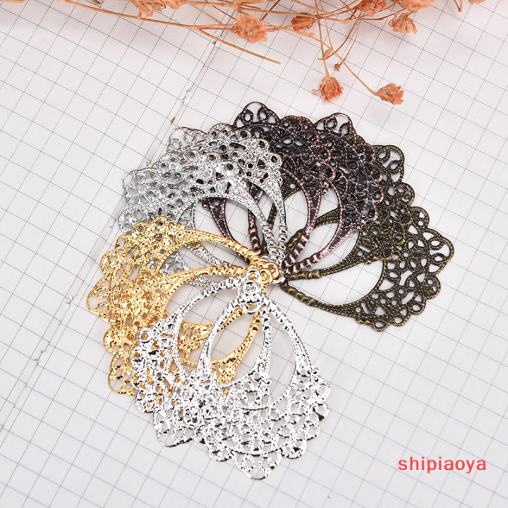 shipiaoya-ห่อลายเส้น30ชิ้นงานฝีมือข้อต่อโลหะจี้เสน่ห์ทำมือการทำเครื่องประดับ