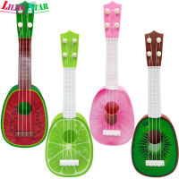 LS【ready Stock】13นิ้วเด็กผลไม้ Ukulele กีตาร์ของเล่น4 Strings มินิเครื่องดนตรีการศึกษาการเรียนรู้ของเล่นสำหรับเด็กวัยหัดเดิน Beginner1【cod】