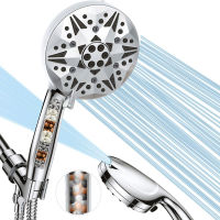 European And American Shower 10 Function Back Water Outlet Nozzle Shower Spray Gun Water Nozzle Hand Held Shower Set