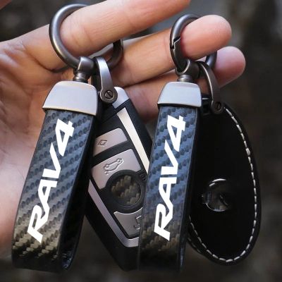 ♟ For Toyota Rav4 Xa50 Refit 2019 2020 2021 Car Accessories Key Chains Keychain Holder Key Ring Lanyard Keys