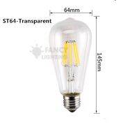 【On Sale】 หลอดไฟ Led ST64/G80/G95 Dimmable Led Edison หลอดไฟ E27 220V Lampada Led สำหรับ Home/ ห้องนั่งเล่น/ห้องนอน Decor 4/6W/8W Ampoule Led