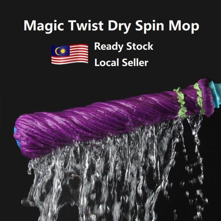 Complete set with handle Magic Twist Spin Mop With Water Locking / Mop