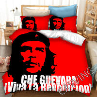 2022Che Guevara 3D พิมพ์ชุดเครื่องนอนผ้านวมครอบคลุมและปลอกหมอนผ้าพันคอผ้าห่มปก (สหรัฐEUออสเตรเลียขนาด)