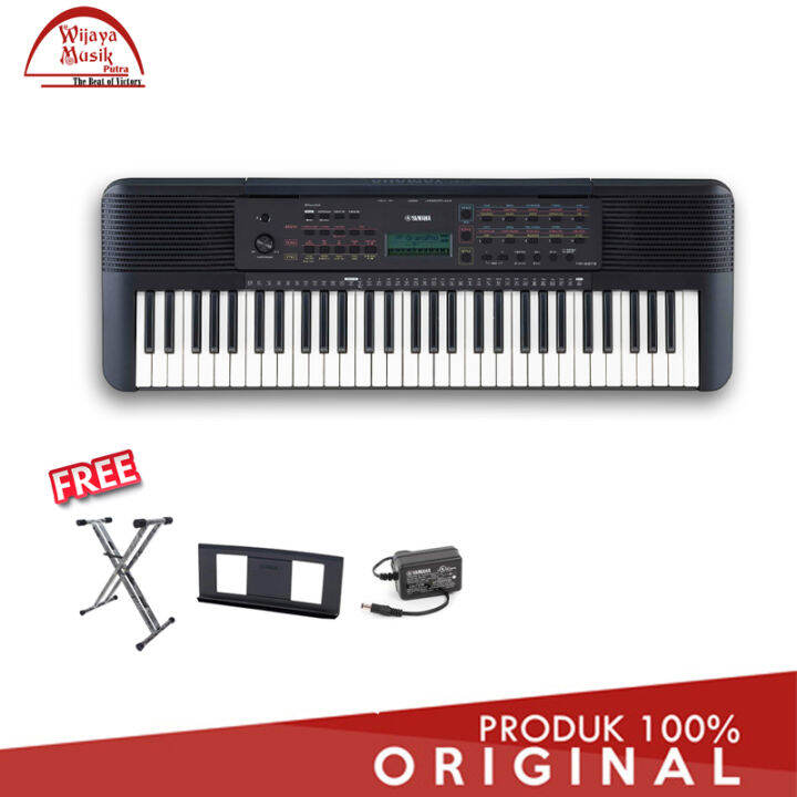 Yamaha Keyboard PSR E273/PSRE273/PSR273+Adaptor&Stand Book+Stand Keyboard Lazada Indonesia