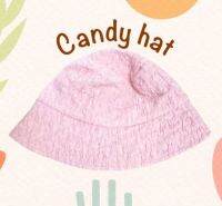 Candy hat หมวกบักเก็ตทรงน่ารัก สำหรับสาวคาเฟ่หรือสายเที่ยว