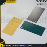 Beyondwolf ฝาครอบกระจกฝาหลัง E6683 E6653 E6633สำหรับ Sony Xperia Z5 E6603พร้อมชิป NFC ด้านหลังสำหรับฝาครอบ SONY XPERIA Z5