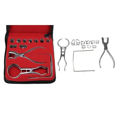 1 Set Dental Dam Perforator Dentistry Dam Hole Puncher Pliers Dental Materials Stainless Steel