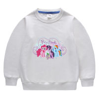 Rainbow Ponys เสื้อผ้าเด็ก Hooded เสื้อกันหนาวฤดูใบไม้ผลิและฤดูใบไม้ร่วง2-9ปี100% ผ้าฝ้ายรอบคอ Boy S กีฬาเสื้อกันหนาวสำหรับชายหญิงแขนยาว