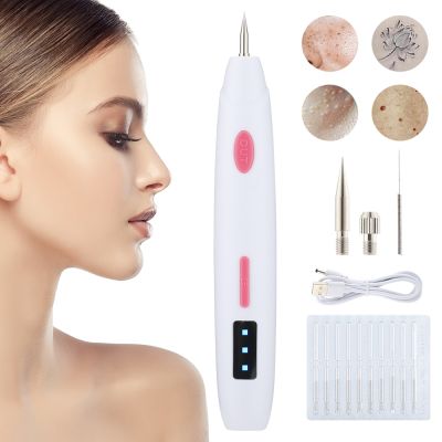 【cw】 Mole Freckle Removal Tag Pimple Papilloma Wart Sebum Remover Electric Facial Cleanser ！