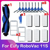 Eufy Robovac 11S Plus 35C 30 30C 15C 12 25C หุ่นยนต์ดูดฝุ่นหลักลูกกลิ้งด้านข้างตัวกรองก่อนแผ่นกรอง Hepa อะไหล่