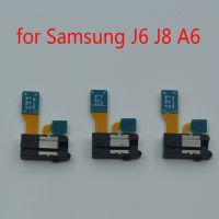 แจ็คหูฟังไมโครโฟนสำหรับ Samsung J6 J8 A6บวก2018 J600 J810 A600โทรศัพท์ช่องเสียบหูฟังเสียง Mic Flex Cable ใหม่