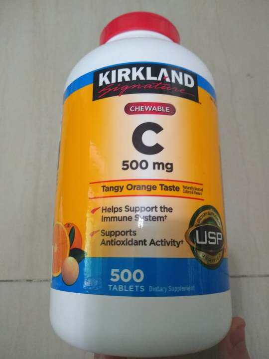 Kirkland Vitamin C 500mg 500 tablets Lazada PH