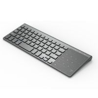 Slim 2.4G Wireless Keyboard with Touchpad Mouse Number Numeric USB Wireless Keyboard for Android Windows Desktop Laptop