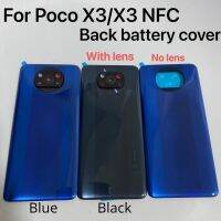 ฝาหลังสำหรับ POCO X3 X3 Nfc/mi POCO โปร X3หลังแบตเตอรี่ด้านหลังฝาปิดช่องปลอกหุ้มด้านหลังพร้อมกาว