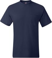 Hanes Mens Beefy-T 100% Cotton T-Shirt with Pocket