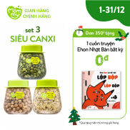 Set 3 hạt ăn dặm hữu cơ siêu canxi MĂMMY Yến Mạch, Đậu Gà, Đậu Hà Lan