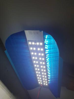โคมไฟแขวน LED 50WATT ความสว่าง 3200 lumens ใช้ไฟ 12volt สายหนีบขั้วแบตเตอรี่ ยาว2 เมตร ไฟ LED 48 ดวง แสงขาว   TE-50W