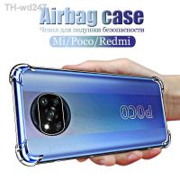 x5 Poco X3 Pro NFC M3 PocoX3 X 3 Case Shockproof Transparent Silicone Camera Protector for Xiaomi Redmi Note 12 10 9 8 Pro Cover